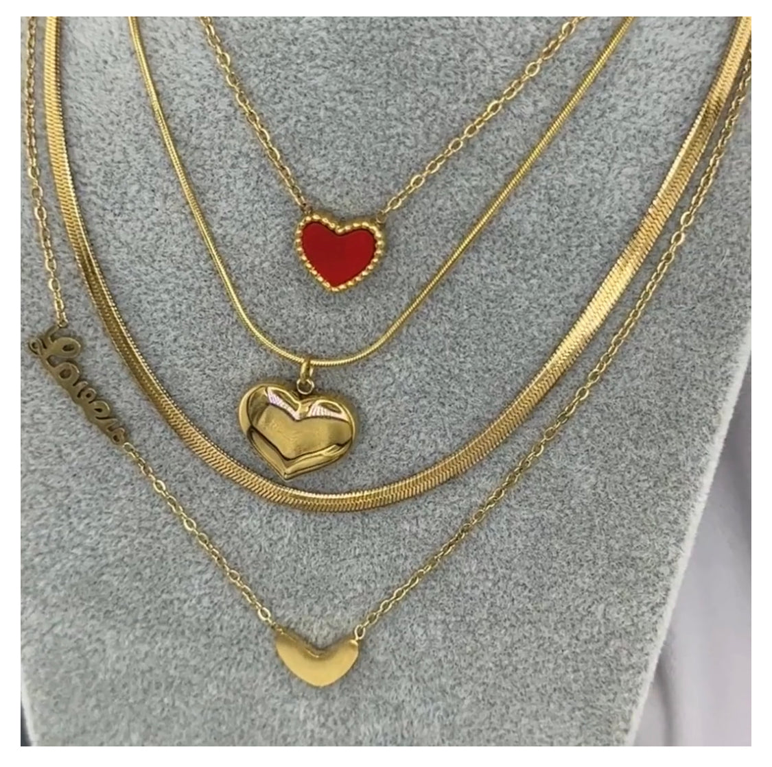 Red Heart Necklace, INTENSITY