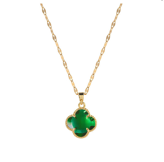 Four-Leaf Clover Necklace,Intensity