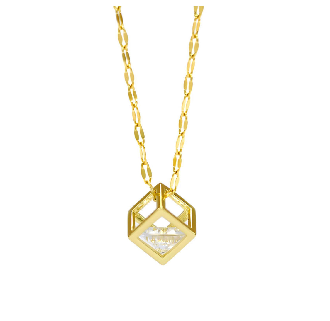 Diamond Cube Necklace, INTENSITY