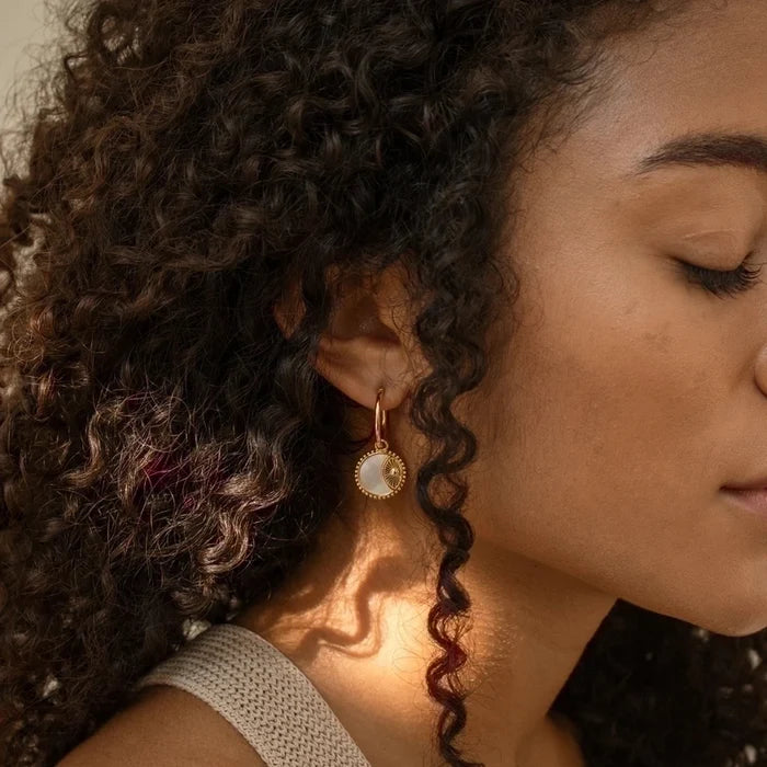 Vintage Sun Moon Earrings